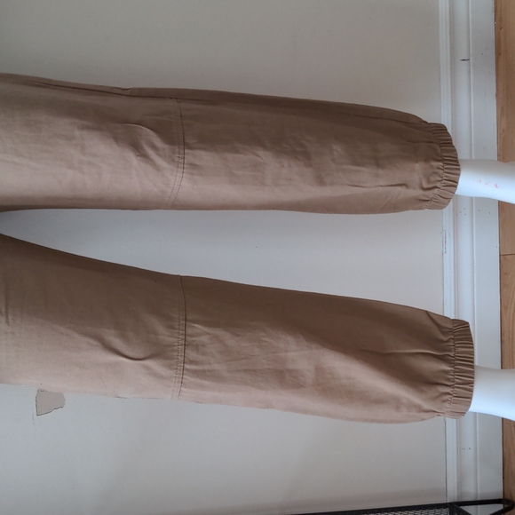 Sand High Waisted Baggy Pants - Picture 3 of 12